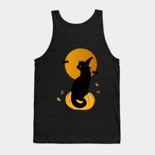 Black Cat for Halloween #2 Tank Top